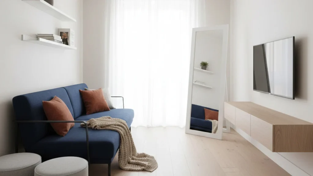 Sala Pequena Bem Decorada: Estratégias Inteligentes Para Ampliar Espaço Sem Reforma